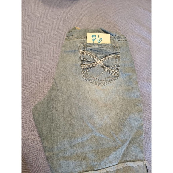 Maternity Bermuda Shorts Women's 28 Denim Pull On Regular Fit 5-Pockets (P6) - Picture 10 of 10